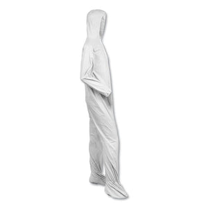 KleenGuard™ wholesale. Kleenguard™ A40 Elastic-cuff, Ankle, Hood And Boot Coveralls, Large, White, 25-carton. HSD Wholesale: Janitorial Supplies, Breakroom Supplies, Office Supplies.