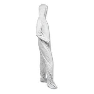 KleenGuard™ wholesale. Kleenguard™ A40 Elastic-cuff, Ankle, Hood And Boot Coveralls, X-large, White, 25-carton. HSD Wholesale: Janitorial Supplies, Breakroom Supplies, Office Supplies.