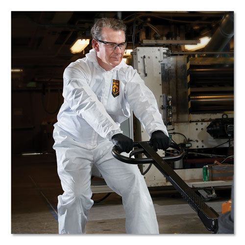 KleenGuard™ wholesale. Kleenguard™ A40 Elastic-cuff, Ankle, Hood And Boot Coveralls, White, 2x-large, 25-carton. HSD Wholesale: Janitorial Supplies, Breakroom Supplies, Office Supplies.