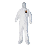 KleenGuard™ wholesale. Kleenguard™ A40 Elastic-cuff, Ankle, Hood And Boot Coveralls, White, 3x-large, 25-carton. HSD Wholesale: Janitorial Supplies, Breakroom Supplies, Office Supplies.