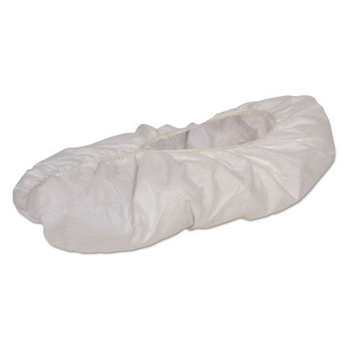 KleenGuard™ wholesale. Kleenguard™ A40 Shoe Covers, One Size Fits All, White, 400-carton. HSD Wholesale: Janitorial Supplies, Breakroom Supplies, Office Supplies.