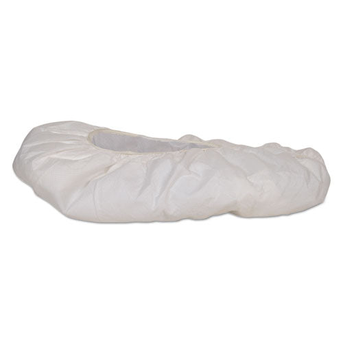KleenGuard™ wholesale. Kleenguard™ A40 Shoe Covers, One Size Fits All, White, 400-carton. HSD Wholesale: Janitorial Supplies, Breakroom Supplies, Office Supplies.