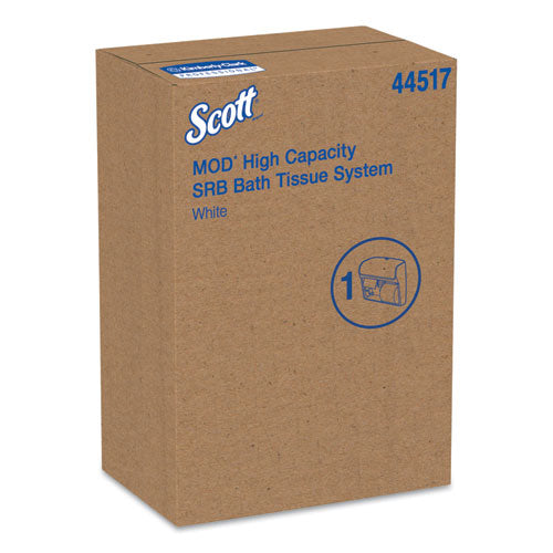 Scott® wholesale. Cottonelle Scott Pro High Capacity Coreless Srb Tissue Dispenser, 11 1-4 X 6 5-16 X 12 3-4, White. HSD Wholesale: Janitorial Supplies, Breakroom Supplies, Office Supplies.