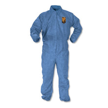 Load image into Gallery viewer, KleenGuard™ wholesale. Kleenguard™ A60 Elastic-cuff, Ankle And Back Coveralls, Blue, Large, 24-carton. HSD Wholesale: Janitorial Supplies, Breakroom Supplies, Office Supplies.