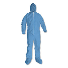 Load image into Gallery viewer, KleenGuard™ wholesale. Kleenguard™ A65 Hood And Boot Flame-resistant Coveralls, Blue, 2x-large, 25-carton. HSD Wholesale: Janitorial Supplies, Breakroom Supplies, Office Supplies.