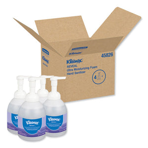 Kleenex® wholesale. Kleenex Reveal Ultra Moisturizing Foam Hand Sanitizer, 18 Oz Bottle, Clear, 4-carton. HSD Wholesale: Janitorial Supplies, Breakroom Supplies, Office Supplies.