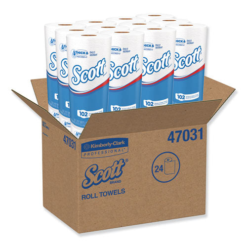 Scott® wholesale. Scott Choose-a-sheet Mega Kitchen Roll Paper Towels, 1-ply, White, 102-roll, 24-carton. HSD Wholesale: Janitorial Supplies, Breakroom Supplies, Office Supplies.