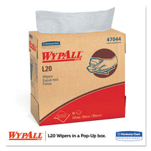 Load image into Gallery viewer, WypAll® wholesale. L20 Towels, Pop-up Box, 4-ply, 9 1-10 X 16 4-5, White, 88-box, 10-carton. HSD Wholesale: Janitorial Supplies, Breakroom Supplies, Office Supplies.