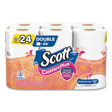 Load image into Gallery viewer, Scott® wholesale. Scott Comfortplus Toilet Paper, Double Roll, Bath Tissue, Septic Safe, 1-ply, White, 231 Sheets-roll, 12 Rolls-pack. HSD Wholesale: Janitorial Supplies, Breakroom Supplies, Office Supplies.