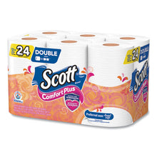 Load image into Gallery viewer, Scott® wholesale. Scott Comfortplus Toilet Paper, Double Roll, Bath Tissue, Septic Safe, 1-ply, White, 231 Sheets-roll, 12 Rolls-pack. HSD Wholesale: Janitorial Supplies, Breakroom Supplies, Office Supplies.