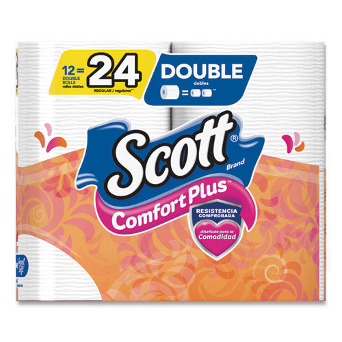 Scott® wholesale. Scott Comfortplus Toilet Paper, Double Roll, Bath Tissue, Septic Safe, 1-ply, White, 231 Sheets-roll, 12 Rolls-pack. HSD Wholesale: Janitorial Supplies, Breakroom Supplies, Office Supplies.