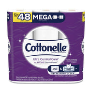 Cottonelle® wholesale. Cottonelle Ultra Comfortcare Toilet Paper, Soft Tissue, Mega Rolls, Septic Safe, 2 Ply, White, 284 Sheets-roll, 12 Rolls. HSD Wholesale: Janitorial Supplies, Breakroom Supplies, Office Supplies.