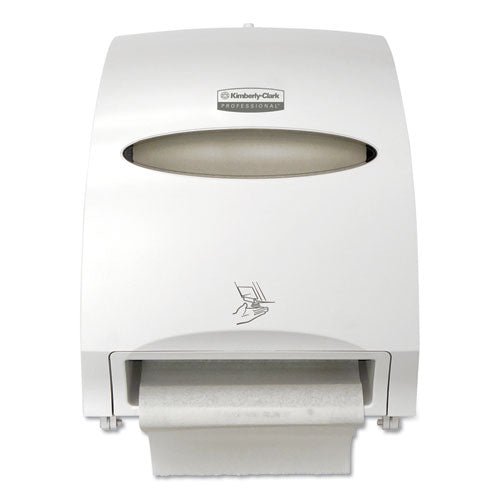 Kimberly-Clark Professional* wholesale. Kimberly-Clark Scott Electronic Towel Dispenser, 12.7 X 9.57 X 15.76, White. HSD Wholesale: Janitorial Supplies, Breakroom Supplies, Office Supplies.