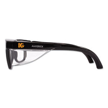 Load image into Gallery viewer, KleenGuard™ wholesale. Kleenguard™ Maverick Safety Glasses, Black, Polycarbonate Frame, Clear Lens. HSD Wholesale: Janitorial Supplies, Breakroom Supplies, Office Supplies.