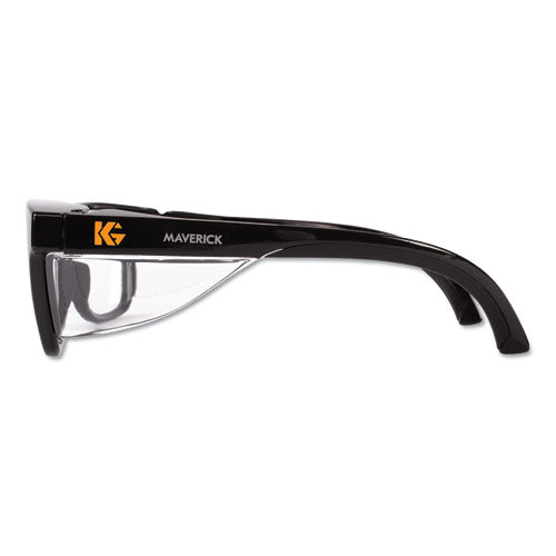KleenGuard™ wholesale. Kleenguard™ Maverick Safety Glasses, Black, Polycarbonate Frame, Clear Lens. HSD Wholesale: Janitorial Supplies, Breakroom Supplies, Office Supplies.