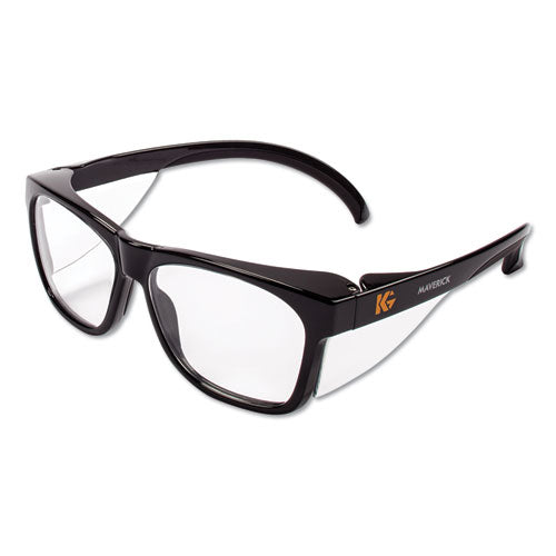 KleenGuard™ wholesale. Kleenguard™ Maverick Safety Glasses, Black, Polycarbonate Frame, Clear Lens. HSD Wholesale: Janitorial Supplies, Breakroom Supplies, Office Supplies.