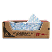 Load image into Gallery viewer, WypAll® wholesale. Heavy-duty Foodservice Cloths, 12.5 X 23.5, Blue, 100-carton. HSD Wholesale: Janitorial Supplies, Breakroom Supplies, Office Supplies.