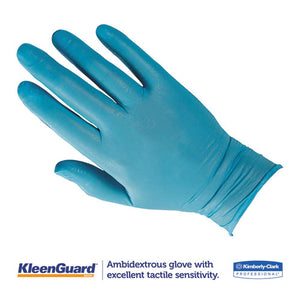 G10 Nitrile Gloves, Powder-free, Blue, 242mm Length, Large, 100-box, 10 Boxes-ct