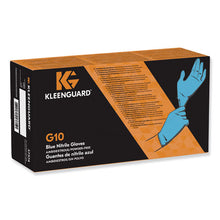 Load image into Gallery viewer, G10 Nitrile Gloves, Powder-free, Blue, 242mm Length, Large, 100-box, 10 Boxes-ct