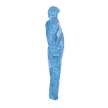 Load image into Gallery viewer, A20 Elastic Back Wrist-ankle Hooded Coveralls, Large, Blue, 24-carton