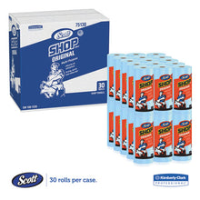 Load image into Gallery viewer, Scott® wholesale. Shop Towels, Standard Roll, 10.4 X 11, Blue, 55-roll, 30 Rolls-carton. HSD Wholesale: Janitorial Supplies, Breakroom Supplies, Office Supplies.