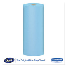 Load image into Gallery viewer, Scott® wholesale. Shop Towels, Standard Roll, 10.4 X 11, Blue, 55-roll, 12 Rolls-carton. HSD Wholesale: Janitorial Supplies, Breakroom Supplies, Office Supplies.