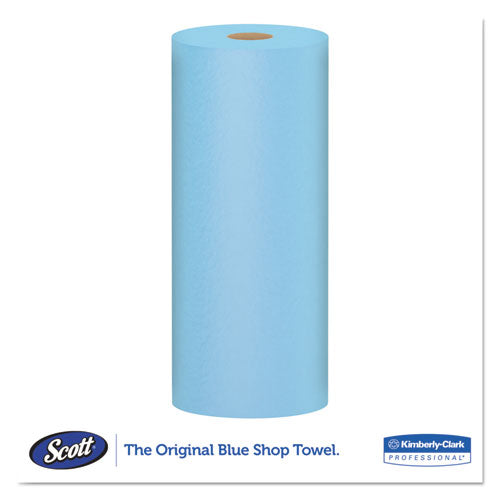 Scott® wholesale. Shop Towels, Standard Roll, 10.4 X 11, Blue, 55-roll, 12 Rolls-carton. HSD Wholesale: Janitorial Supplies, Breakroom Supplies, Office Supplies.