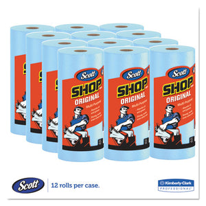 Scott® wholesale. Shop Towels, Standard Roll, 10.4 X 11, Blue, 55-roll, 12 Rolls-carton. HSD Wholesale: Janitorial Supplies, Breakroom Supplies, Office Supplies.