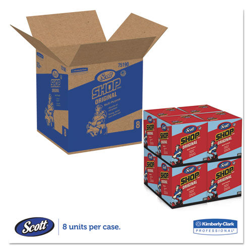 Scott® wholesale. Shop Towels, Pop-up Box, Blue, 10 X 12, 200-box, 8 Boxes-carton. HSD Wholesale: Janitorial Supplies, Breakroom Supplies, Office Supplies.