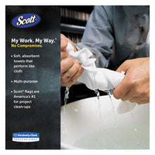 Load image into Gallery viewer, Scott® wholesale. Scott Rags In A Box, Pop-up Box, 10 X 12, White, 200-box, 8 Boxes Per Carton. HSD Wholesale: Janitorial Supplies, Breakroom Supplies, Office Supplies.