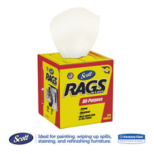 Load image into Gallery viewer, Scott® wholesale. Scott Rags In A Box, Pop-up Box, 10 X 12, White, 200-box, 8 Boxes Per Carton. HSD Wholesale: Janitorial Supplies, Breakroom Supplies, Office Supplies.