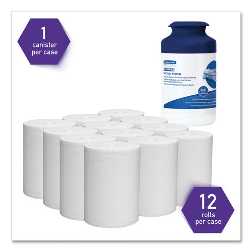 Kimtech™ wholesale. Kimtech™ Wipers For The Wettask System, Quat Disinfectants And Sanitizers, 6 X 12, 660-roll, 6 Rolls And 1 Canister-carton. HSD Wholesale: Janitorial Supplies, Breakroom Supplies, Office Supplies.