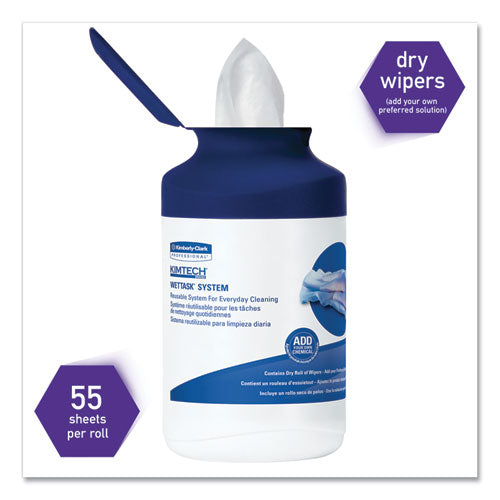 Kimtech™ wholesale. Kimtech™ Wipers For The Wettask System, Quat Disinfectants And Sanitizers, 6 X 12, 660-roll, 6 Rolls And 1 Canister-carton. HSD Wholesale: Janitorial Supplies, Breakroom Supplies, Office Supplies.