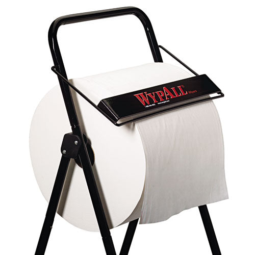 WypAll® wholesale. Jumbo Roll Dispenser, 16.8 X 18.5 X 33, Black. HSD Wholesale: Janitorial Supplies, Breakroom Supplies, Office Supplies.