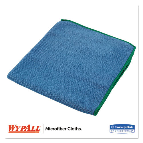 WypAll® wholesale. Microfiber Cloths, Reusable, 15 3-4 X 15 3-4, Blue, 24-carton. HSD Wholesale: Janitorial Supplies, Breakroom Supplies, Office Supplies.