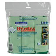 WypAll® wholesale. Microfiber Cloths, Reusable, 15 3-4 X 15 3-4, Green, 24-carton. HSD Wholesale: Janitorial Supplies, Breakroom Supplies, Office Supplies.