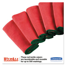 Load image into Gallery viewer, WypAll® wholesale. Microfiber Cloths, Reusable, 15 3-4 X 15 3-4, Red, 6-pk, 4 Pk-ct. HSD Wholesale: Janitorial Supplies, Breakroom Supplies, Office Supplies.