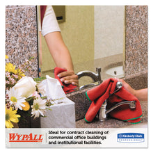 Load image into Gallery viewer, WypAll® wholesale. Microfiber Cloths, Reusable, 15 3-4 X 15 3-4, Red, 6-pk, 4 Pk-ct. HSD Wholesale: Janitorial Supplies, Breakroom Supplies, Office Supplies.