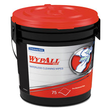 Load image into Gallery viewer, WypAll® wholesale. Waterless Hand Wipes, Cloth, 9 X 12, 75-bucket, 6 Buckets-carton. HSD Wholesale: Janitorial Supplies, Breakroom Supplies, Office Supplies.