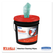 Load image into Gallery viewer, WypAll® wholesale. Waterless Hand Wipes, Cloth, 9 X 12, 75-bucket, 6 Buckets-carton. HSD Wholesale: Janitorial Supplies, Breakroom Supplies, Office Supplies.