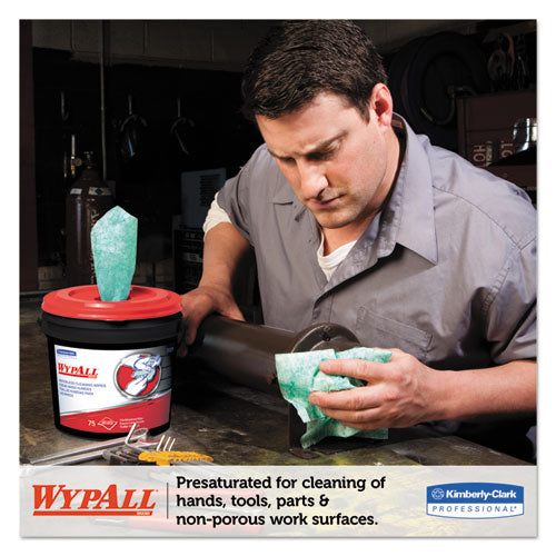 WypAll® wholesale. Waterless Hand Wipes, Cloth, 9 X 12, 75-bucket, 6 Buckets-carton. HSD Wholesale: Janitorial Supplies, Breakroom Supplies, Office Supplies.