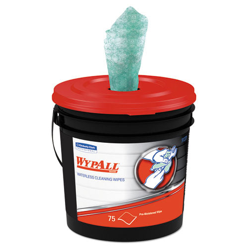WypAll® wholesale. Waterless Cleaning Wipes, Cloth, 9 X 12, 75-bucket. HSD Wholesale: Janitorial Supplies, Breakroom Supplies, Office Supplies.
