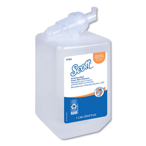 Scott® wholesale. Scott Control Antimicrobial Foam Skin Cleanser, Fresh Scent, 1,000ml Bottle, 6-carton. HSD Wholesale: Janitorial Supplies, Breakroom Supplies, Office Supplies.