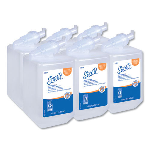 Scott® wholesale. Scott Control Antimicrobial Foam Skin Cleanser, Fresh Scent, 1,000 Ml Bottle. HSD Wholesale: Janitorial Supplies, Breakroom Supplies, Office Supplies.
