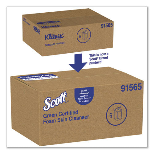 Scott® wholesale. Scott Essential Green Certified Foam Skin Cleanser, Neutral, 1,000 Ml Bottle, 6-carton. HSD Wholesale: Janitorial Supplies, Breakroom Supplies, Office Supplies.