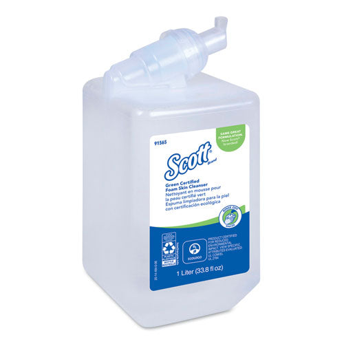 Scott® wholesale. Scott Essential Green Certified Foam Skin Cleanser, Neutral, 1,000 Ml Bottle. HSD Wholesale: Janitorial Supplies, Breakroom Supplies, Office Supplies.