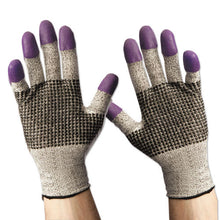 Load image into Gallery viewer, KleenGuard™ wholesale. Kleenguard™ G60 Purple Nitrile Gloves, 230 Mm Length, Medium-size 8, Black-white, 12 Pair-ct. HSD Wholesale: Janitorial Supplies, Breakroom Supplies, Office Supplies.