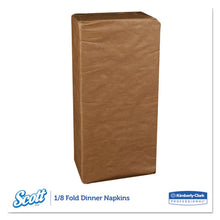 Load image into Gallery viewer, Scott® wholesale. Scott 1-8-fold Dinner Napkins, 2-ply, 17 X 14 63-100, White, 250-pack, 12 Packs-carton. HSD Wholesale: Janitorial Supplies, Breakroom Supplies, Office Supplies.