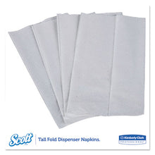 Load image into Gallery viewer, Scott® wholesale. Tall-fold Dispenser Napkins, 1-ply, 7 X 13.5, White, 500-pack, 20 Packs-carton. HSD Wholesale: Janitorial Supplies, Breakroom Supplies, Office Supplies.