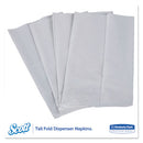 Scott® wholesale. Tall-fold Dispenser Napkins, 1-ply, 7 X 13.5, White, 500-pack, 20 Packs-carton. HSD Wholesale: Janitorial Supplies, Breakroom Supplies, Office Supplies.